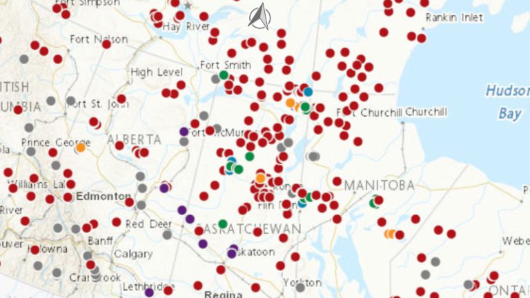 Carte commémorative du Canada