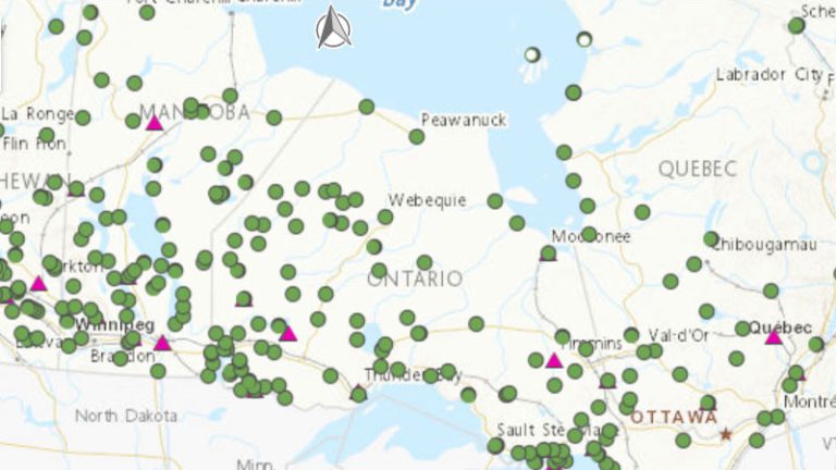 Indigenous Communities and Tribal Councils Map