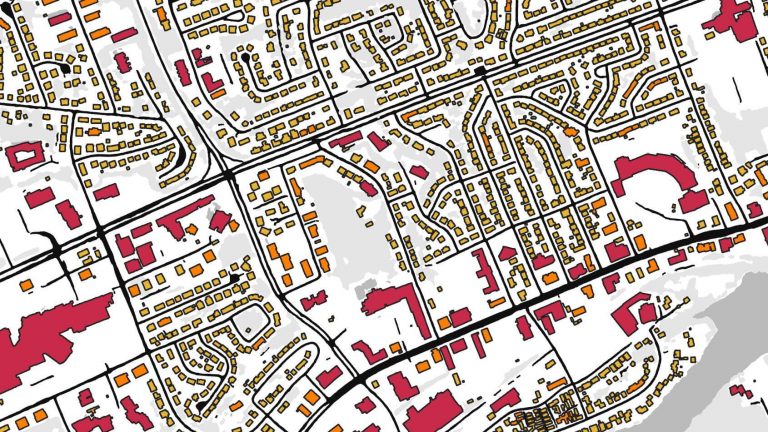 Map created with GeoAI features